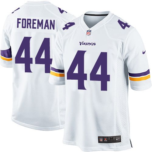 Men Minnesota Vikings 44 Chuck Foreman Nike White Game NFL Jersey